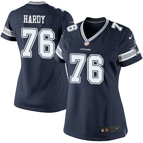 Womens Nike Dallas Cowboys #76 Greg Hardy Elite Navy Blue Team C