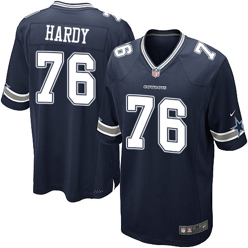 Youth Nike Dallas Cowboys #76 Greg Hardy Game Navy Blue Team Col