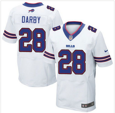 Nike Buffalo Bills #28 Ronald Darby White Mens Stitched NFL New 