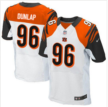 Nike Cincinnati Bengals #96 Carlos Dunlap White Mens Stitched NF