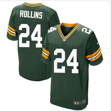 Nike Green Bay Packers #24 Quinten Rollins Green Team Color Mens