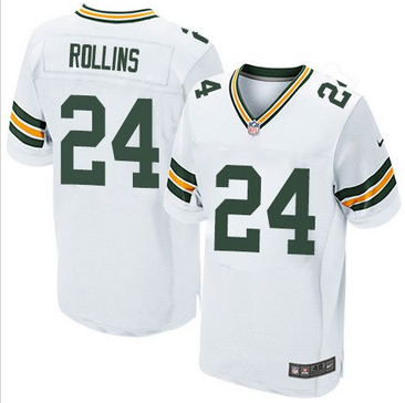 Nike Green Bay Packers #24 Quinten Rollins White Mens Stitched N