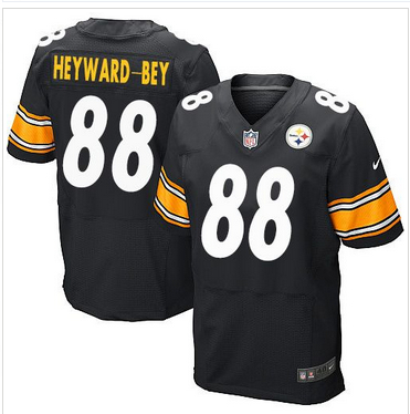 Nike Pittsburgh Steelers #88 Darrius Heyward-Bey Black Team Color Mens Stitched NFL Elite Jersey