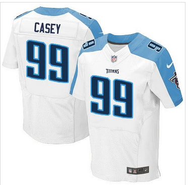 Nike Tennessee Titans #99 Jurrell Casey White Mens Stitched NFL 
