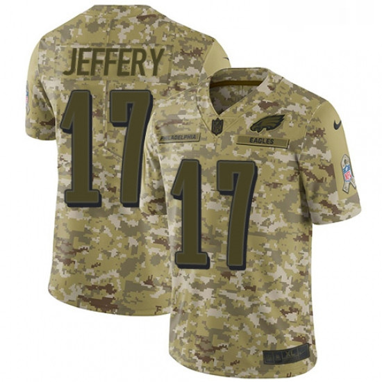 Mens Nike Philadelphia Eagles 17 Alshon Jeffery Limited Camo 201