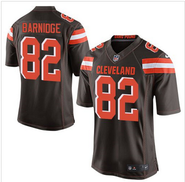 Nike Cleveland Browns #82 Gary Barnidge Brown Team Color Mens Stitched NFL New Elite Jersey