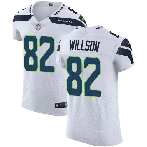 Nike Seahawks #82 Luke Willson White Mens Stitched NFL Vapor Untouchable Elite Jersey