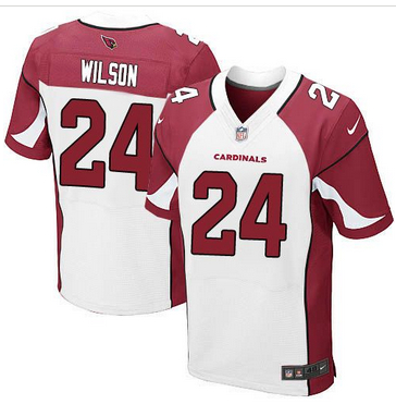 Nike Arizona Cardinals #24 Adrian Wilson White Men 27s Stitched NFL Elite Jersey