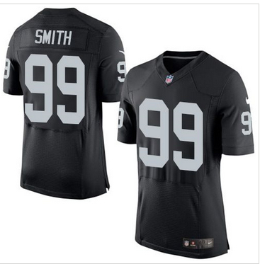 Nike Oakland Raiders #99 Aldon Smith Black Team Color Men 27s Stitched NFL New Elite Jersey