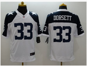 Nike Dallas Cowboys #33 Tony Dorsett White Thanksgiving Throwback Men 27s Stitched NFL Limited Jerse