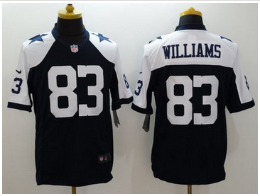 Nike Dallas Cowboys #83 Terrance Williams Navy Blue Thanksgiving Throwback Men 27s Stitched NFL Limi