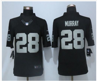 Nike Okaland Raiders #28 Latavius Murray Black Team Color Men 27s Stitched NFL Limited Jersey