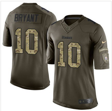 Nike Pittsburgh Steelers #10 Martavis Bryant Green Men 27s Stitched NFL Limited Salute to Service Je