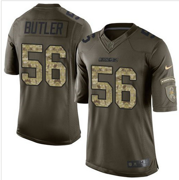 Nike San Diego Chargers #56 Donald Butler Green Men 27s Stitched NFL Limited Salute to Service Jerse