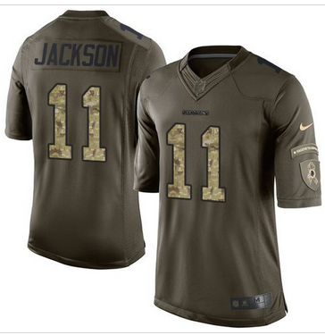 Nike Washington Redskins #11 DeSean Jackson Green Men 27s Stitched NFL Limited Salute to Service Jer