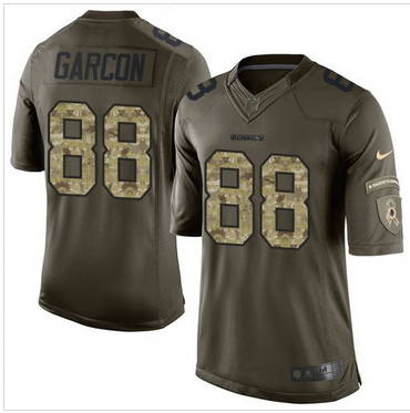 Nike Washington Redskins #88 Pierre Garcon Green Men 27s Stitched NFL Limited Salute to Service Jers