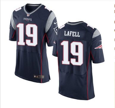 Nike New England Patriots #19 Brandon LaFell Navy Blue Team Color Men 27s Stitched NFL New Elite Jer