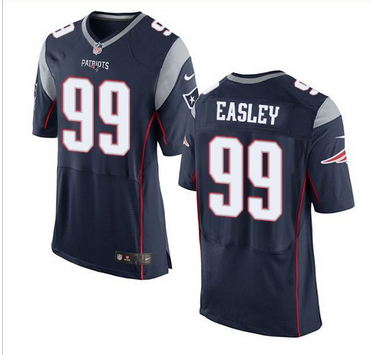 Nike New England Patriots #99 Dominique Easley Navy Blue Team Color Men 27s Stitched NFL New Elite J