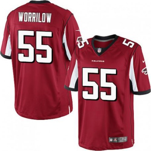 Nike Atlanta Falcons #55 Paul Worrilow Red Team Color Men 27s St