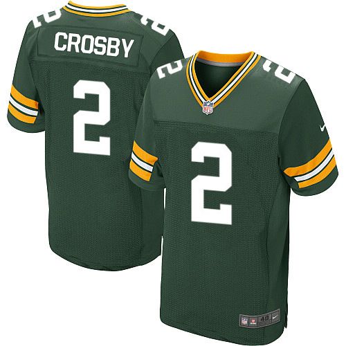 Nike Green Bay Packers #2 Mason Crosby Green Team Color Men 27s 