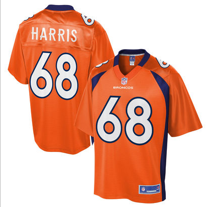 Denver Broncos #68 Ryan Harris orange elite Jersey