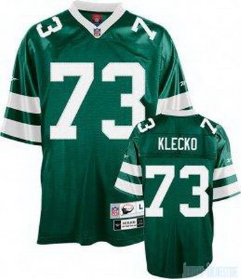 New York Jets 73 Joe Klecko Green throwback