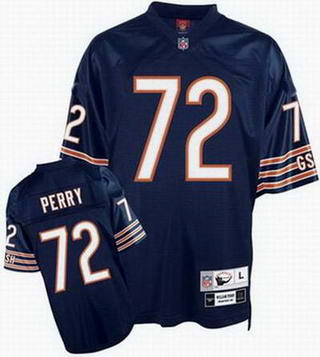 Chicago Bears 72 William Perry Jersey Throwback blue