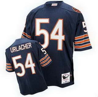 Chicago Bears 54 URLACHER blue mitchell and ness