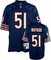 Chicago Bears 51 BUTKUS blue throwback jerseys