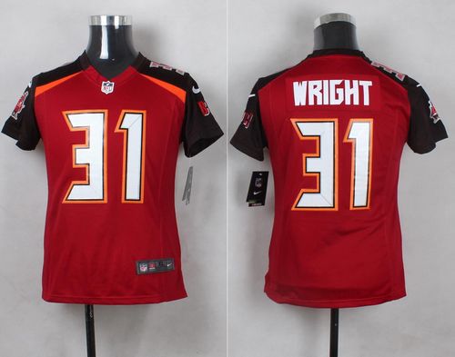 Nike Buccaneers #31 Major Wright Red Team Color Youth Stitched NFL New Elite Jersey