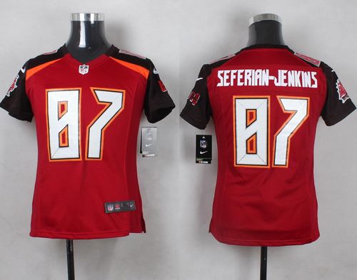 Nike Buccaneers #87 Austin Seferian Jenkins Red Team Color Youth Stitched NFL New Elite Jersey