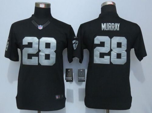 Nike Raiders #28 Latavius Murray Black Team Color Youth Stitched NFL Limited Jersey