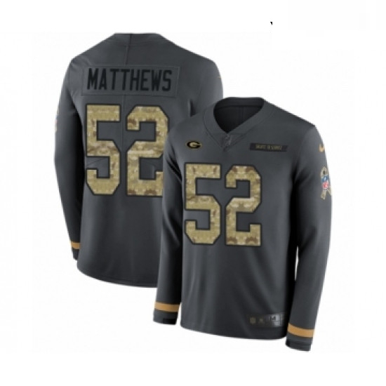 Youth Nike Green Bay Packers 52 Clay Matthews Limited Black Salu