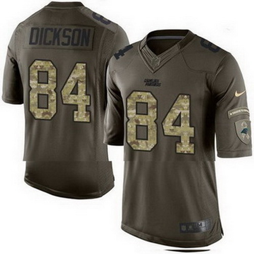 Nike Panthers #84 Ed Dickson Green Mens Stitched NFL Limited Sal