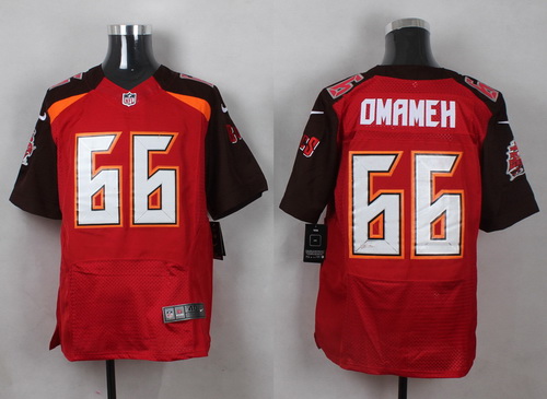 Nike Buccaneers #66 Patrick Omameh Red  Team Color Men Stitched NFL New Elite Jersey