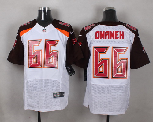 Nike Buccaneers #66 Patrick Omameh Wite  Team Color Men  Stitche