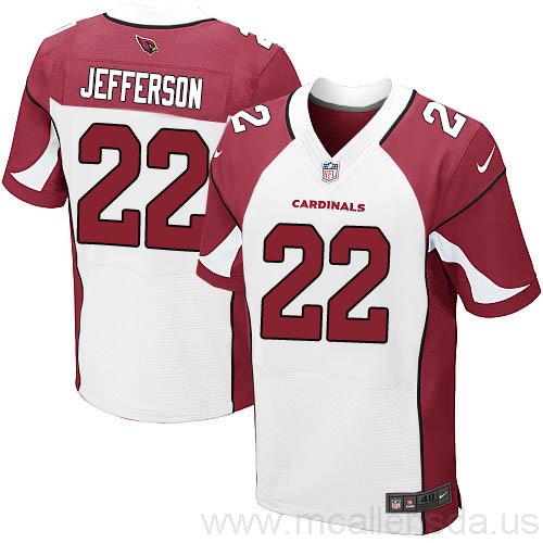 Nike Cardinals #22 Tony Jefferson White Mens Stitched NFL Elite 