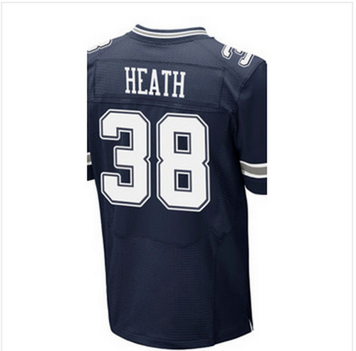 Nike Dallas Cowboys  Jeff Heath #38 blue  elite Jerseys