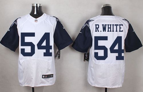 Nike Cowboys #54 Randy White White Mens Stitched NFL Elite Rush Jerseys