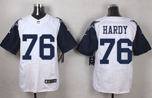 Nike Cowboys #76 Greg Hardy White Mens Stitched NFL Elite Rush Jerseys