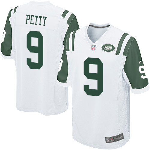 Nike New York Jets #9 Bryce Petty White Mens Stitched NFL Elite Jersey