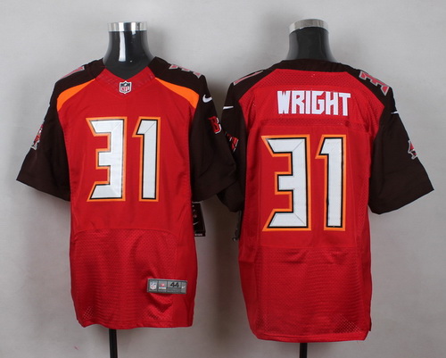 Nike Tampa Bay Buccaneers #31 Major Wright Red Team Color Mens Stitched NFL New Elite Jersey