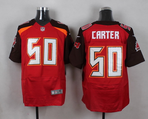 Nike Tampa Bay Buccaneers #50 Bruce Carter Red Team Color Mens Stitched NFL New Elite Jersey