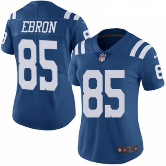 Womens Nike Indianapolis Colts 85 Eric Ebron Limited Royal Blue 