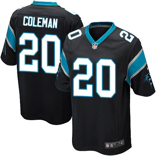 Nike Panthers #20 Kurt Coleman Black Team Color Youth Stitched N