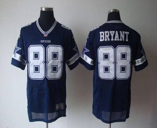 Nike Cowboys #88 Dez Bryant Navy Blue Team Color Mens Stitched N