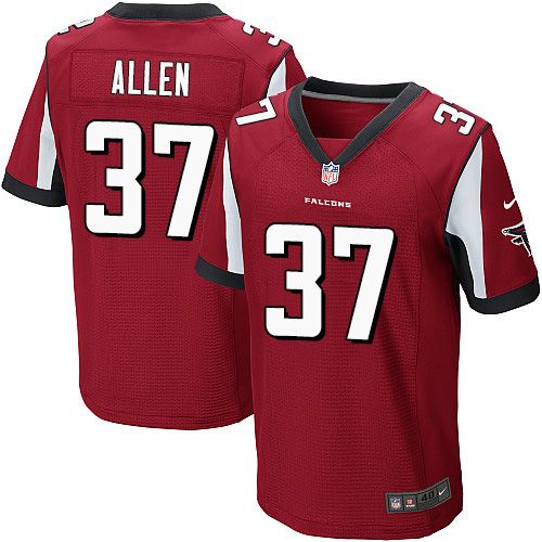 Nike Falcons #37 Ricardo Allen Red Team Color Mens Stitched NFL 
