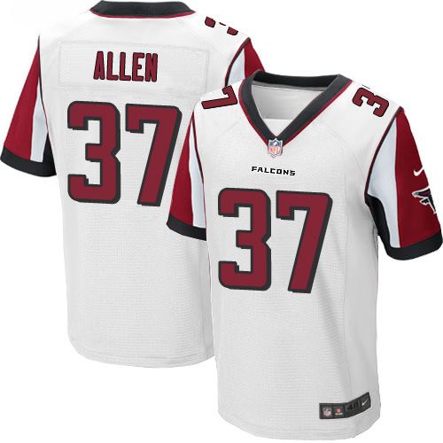 Nike Falcons #37 Ricardo Allen White Mens Stitched NFL Elite Jer