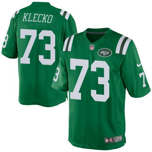 Nike Jets #73 Joe Klecko Green Mens Stitched NFL Elite Rush Jersey