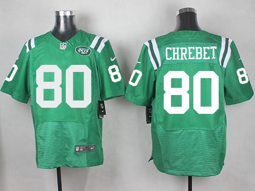 Nike Jets 80 Wayne Chrebet Green Mens Stitched NFL Elite Rush Jersey